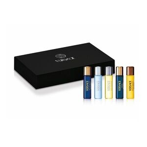 Versace Fragrance Collection with Blue and Yellow Bottles Gift Set